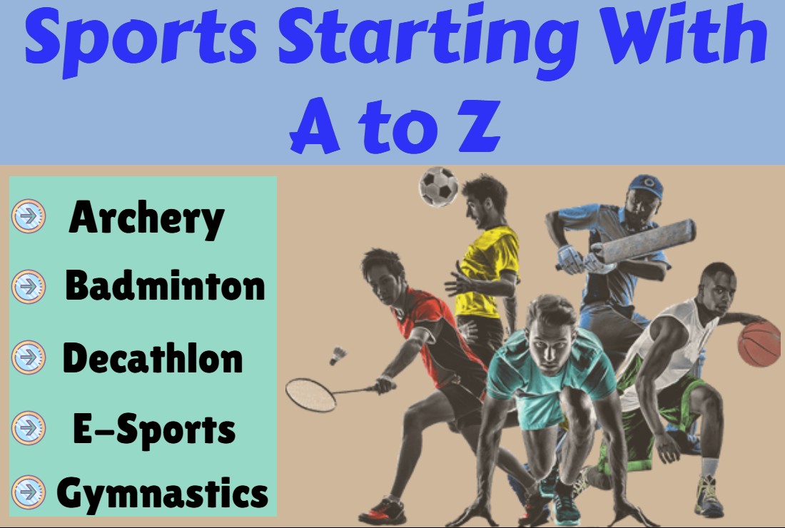 Sports Starting With A to Z