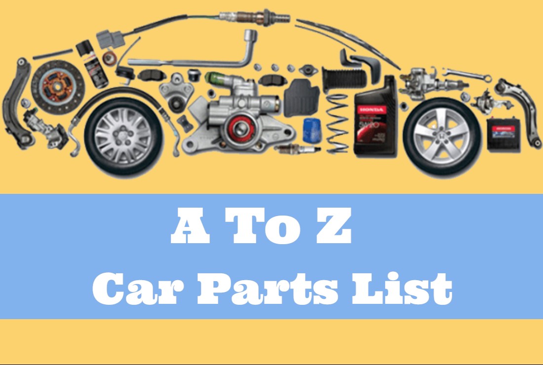 A To Z Car Parts List