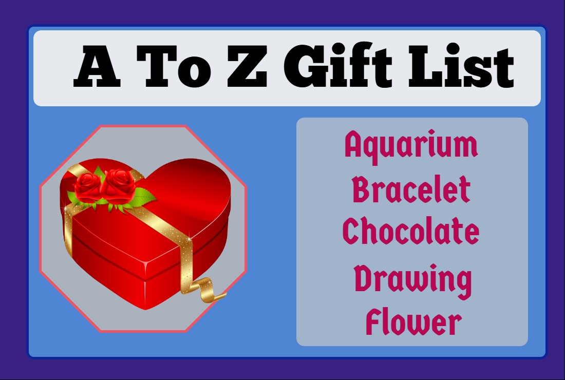 A To Z Gift List