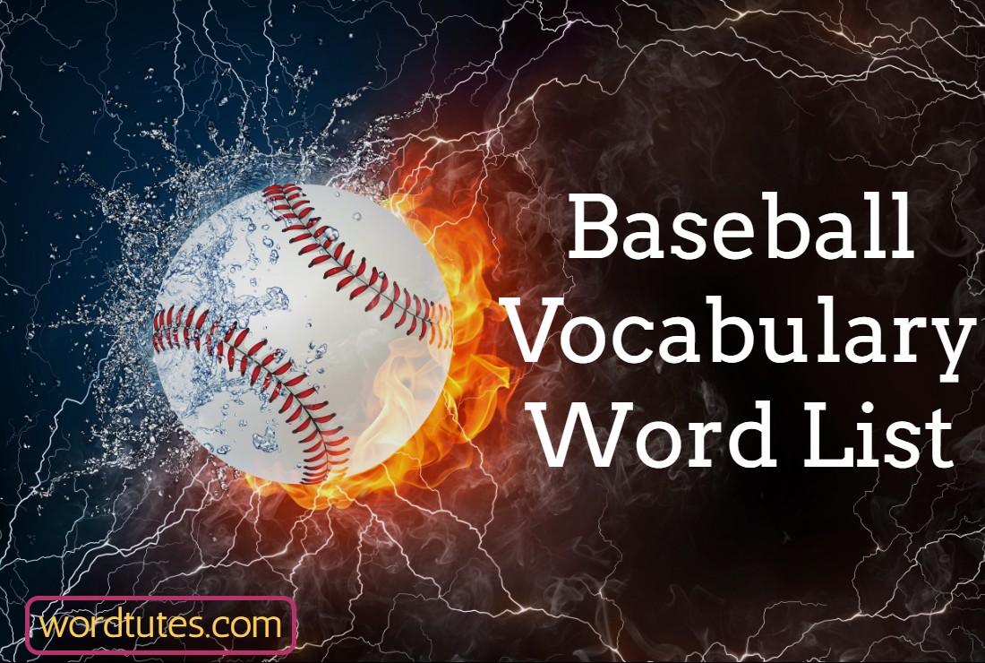 Baseball Vocabulary Word List