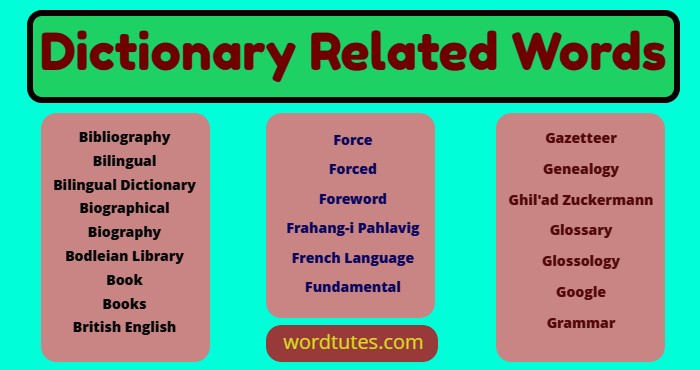 Dictionary Related Words