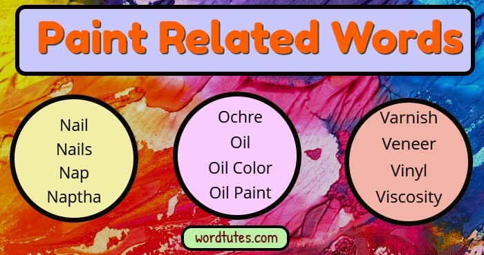 Paint Related Words