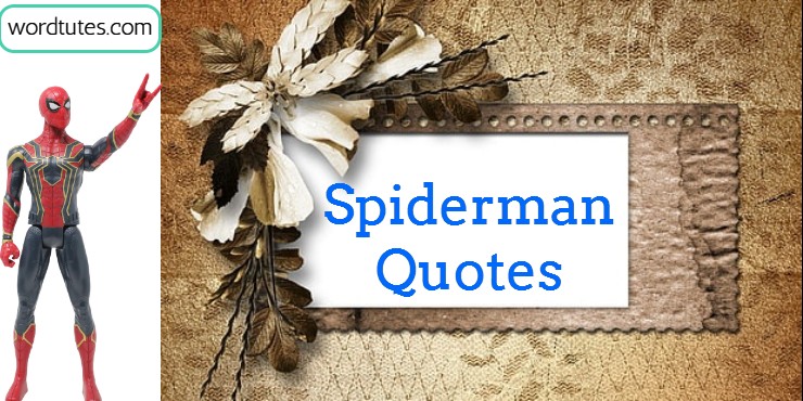 Spiderman Quotes