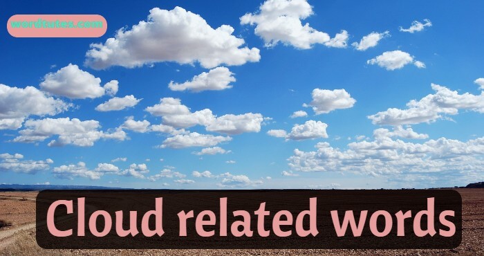 cloud related words