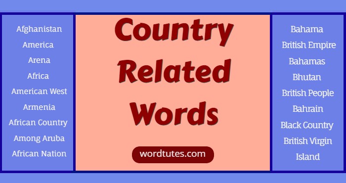 country related words